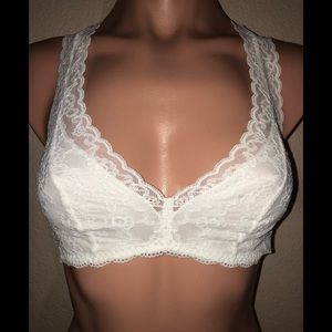 VS White Bralette sz S